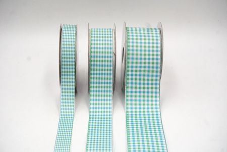 Verse Aqua en Groene Gingham Lint_AI